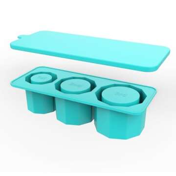 Innovative Ice Cube Tray for 40OZ Tumblers - 3 Pcs