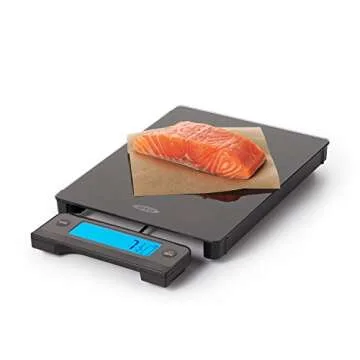 OXO Glass Food Scale with Pull Out Display for Easy Weighing