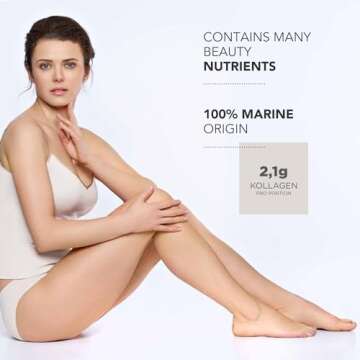 HECH Caviar Collagen Capsules - Beauty Supplement with 2,000 mg Marine Collagen Peptides, Caviar Extract and Vitamin Complex