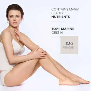 HECH Caviar Collagen Capsules - Beauty Supplement with 2,000 mg Marine Collagen Peptides, Caviar Extract and Vitamin Complex