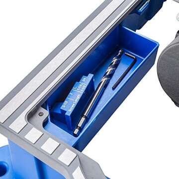 Kreg DB210 Foreman Pocket-Hole Machine - Automatic Pocket-Hole Jig System - Extremely Easy to Set Up & Use - Build with Twice the Speed & Half the Effort of Standard Pocket-Hole Jig