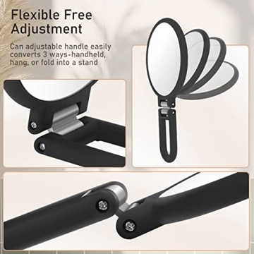 Double Sided Handheld Makeup Mirror – 1X/15X