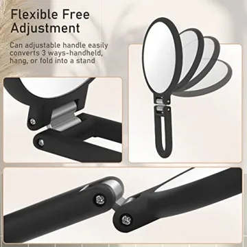 Double Sided Handheld Makeup Mirror – 1X/15X