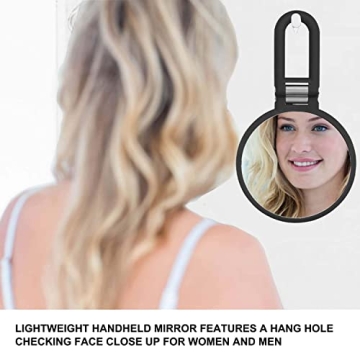 Double Sided Handheld Makeup Mirror – 1X/15X