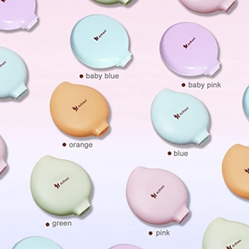 Compact Arthaxi Hair Brush with Mirror for On-the-Go Style