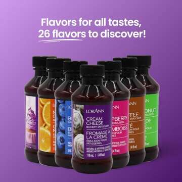 LorAnn Cream Cheese Bakery Emulsion, 4 ounce bottle