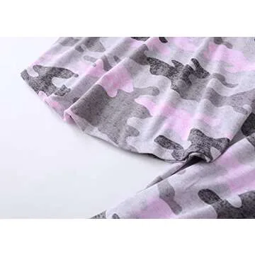 PNAEONG Women’s Pajama Set in Fun Prints for Comfort