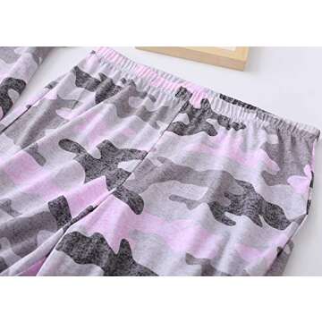 PNAEONG Women’s Pajama Set in Fun Prints for Comfort
