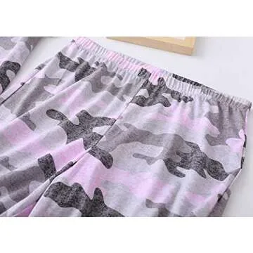 PNAEONG Women’s Pajama Set in Fun Prints for Comfort