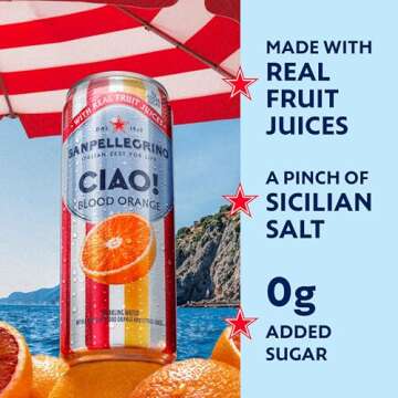Sanpellegrino CIAO Blood Orange Sparkling Water