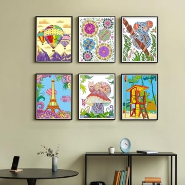 Kalysky Adult Coloring Books Set:3 Coloring Books for Adults Animal Flowers & Other Themes Designs.Coloring Books for Adults to Relax and Relieve Anxiety