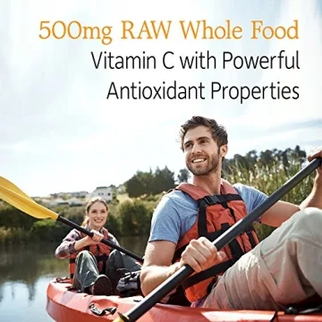 Raw Vegan Vitamin C Supplement - 120 Capsules