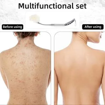 Loofah on a Stick for Exfoliation and Skin Health