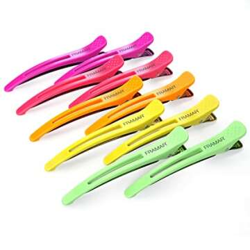 Framar Neon Hair Clips - Vibrant Hair Accessories