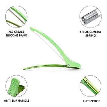 Framar Neon Hair Clips - Vibrant Hair Accessories