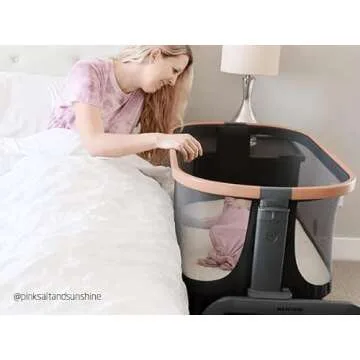 Maxi-Cosi Iora Bedside Bassinet, 4 Height Positions to Choose from?, Essential Grey