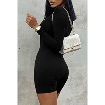 ioiom Women's Sexy Long Sleeve Party Club Romper