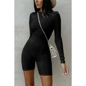 ioiom Women's Sexy Long Sleeve Party Club Romper