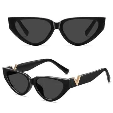 Chic Cat Eye Sunglasses for Women and Men – Vintage Retro Style