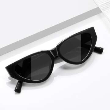 Stylish Cat Eye Sunglasses for All – Retro UV Protection