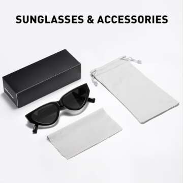 Stylish Cat Eye Sunglasses for All – Retro UV Protection