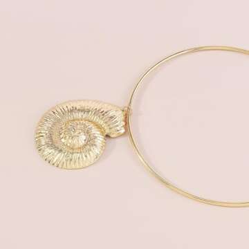 Handmade Seashell Charm Necklace for Beach Lovers