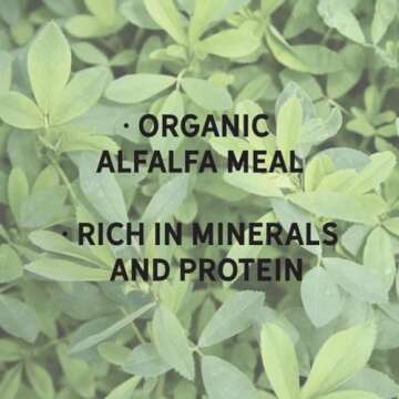 New Country Organics Alfalfa Meal Plant Fertilizer & Feed Supplement - Certified Organic & Non-GMO - Feed Grade - Suitable As Organic Feed Supplement & Organic Fertilizer - 50 Lbs