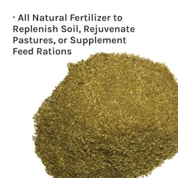 New Country Organics Alfalfa Meal Plant Fertilizer & Feed Supplement - Certified Organic & Non-GMO - Feed Grade - Suitable As Organic Feed Supplement & Organic Fertilizer - 50 Lbs