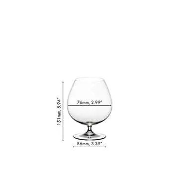 Riedel Vinum Brandy Glass Set of 2 for Elegant Serving