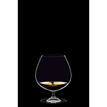 Riedel Vinum Brandy Glass, Set of 2, Brown (6416/18)