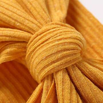 Huuflyty Super Stretchy Soft Baby Girls Headbands with Bows Handmade Hair Accessories Stretchy Hairbands for Newborn Infant Toddler (SW117-8PCS, 1-8Years)