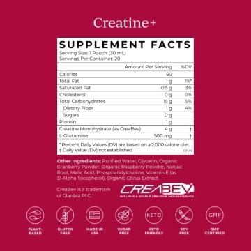 Cymbiotika Creatine+ Supplement for Enhanced Energy Recovery