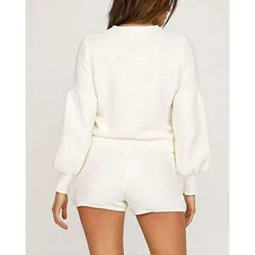 imesrun Women's Waffle Knit PJ Sets - Cozy & Stylish Loungewear