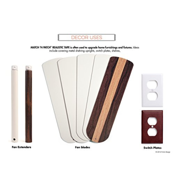 Realistic Wood Grain Repair Tape for Home Projects