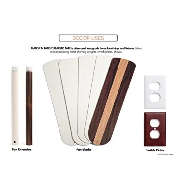 Realistic Wood Grain Repair Tape for Home Projects