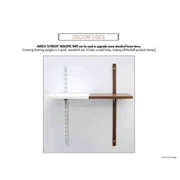 Realistic Wood Grain Repair Tape for Home Projects