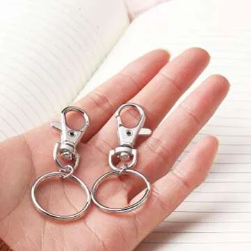 Pengxiaomei Vibrant Lip Balm Holders Keychain Set for Women