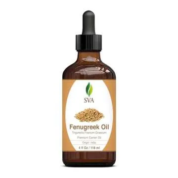 SVA Fenugreek Oil 4oz - Premium Hair and Skin Care Oil