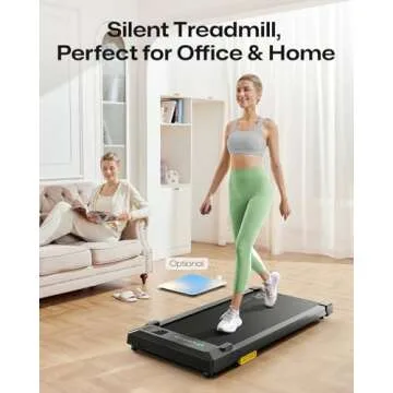 UREVO Walking Pad Small Under Desk Treadmill