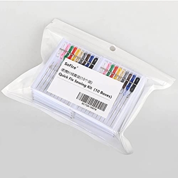 SoFire Quick Fix Sewing Kit with Pre-Threaded Needles