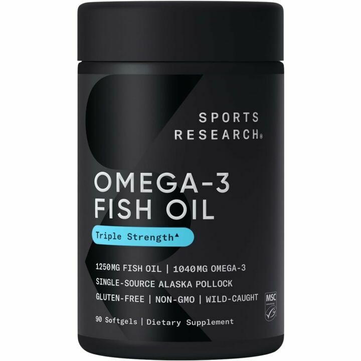 Triple Strength Omega 3 Fish Oil - Burpless - 1250mg