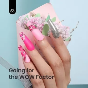 Beetles Gel Nail Polish Electric Pink for Home Manicures