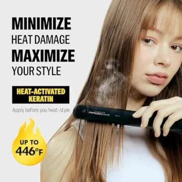 MEDIALL Premium Hair Oil for Frizzy & Damaged Hair |Hair Regrowth Tonic | Hydrating & Moisturizing Hair Growth Serum w/Coconut, Argan, Avocado, Camellia Seed & Olive Oils (1.85 fl oz)