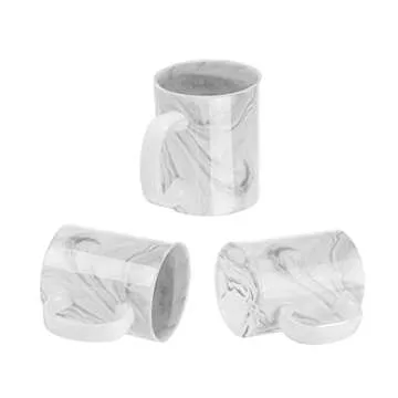 PYD Life Sublimation Mugs 8 Pack Gray Marble 11 OZ