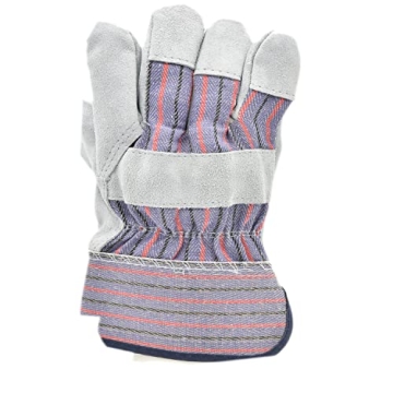 Leather Palm Work Gloves 60 Pair Pack - Durable & Safe