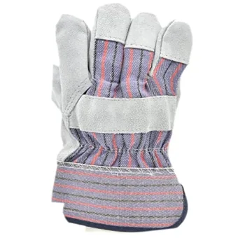 Leather Palm Work Gloves 60 Pair Pack - Durable & Safe