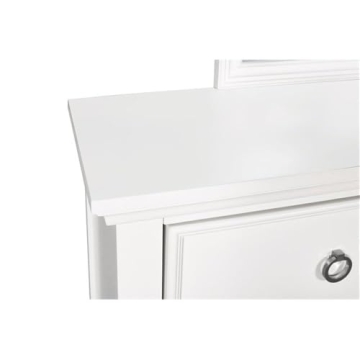 Tamarack Solid Wood 8-Drawer Dresser, Elegant White Finish