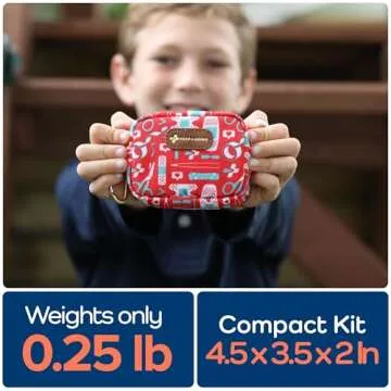 Compact 60 Pc Travel First Aid Kit for Families