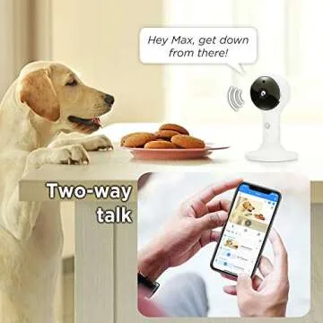 Motorola Connect60 by Hubble Connected Video Baby Monitor - 5" Parent Unit and 1080p Wi-Fi Viewing for Baby, Elderly, Pet - 2-Way Audio, Night Vision, Digital Zoom, Hubble App