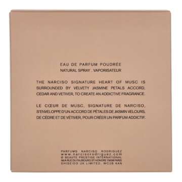 Narciso Rodriguez Narciso Poudree By Narciso Rodriguez for Her Eau De Parfum Spray, 3.0 Ounce, Multi